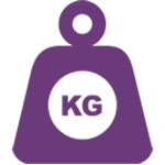 Weight delivered icon